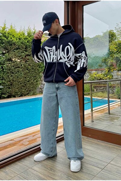 serline Ice Blue Extra Baggy Pants