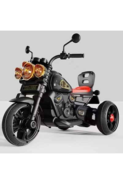 Toybox Electric Bike for Kids, Rechargeable Kids Bike with LED Lights, USB & Music, Red