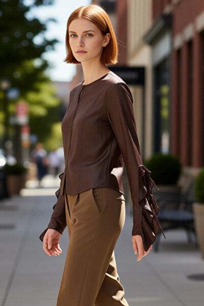 PayBuy Γυναικεία μπλούζα με μακρυμάνικο πλεκτό τούλι με λαιμόκοψη Carmen Κομψή επιλογή για ειδικές περιστάσεις Ποιοτική κομψή άνετη επιλογή