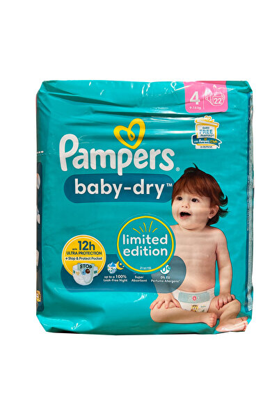 Pampers Baby Dry Pants nappies, Size 4, 9-15kg, 22 pieces,