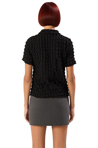 PayBuy Summer Women's Short Sleeve Seersucker Knitted Blouse Trend Design High Quality Perfect Fit Modern Style