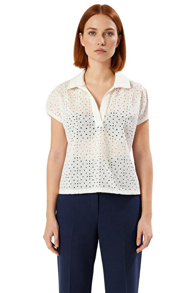 PayBuy Bluză de vară din bumbac cu croială confortabilă cu detaliu brodat, calitate premium, design special, tendință