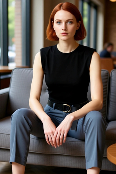 PayBuy Women's Crew Neck Crop Knitted Blouse Casual Summer Design Premium Quality Zarifane