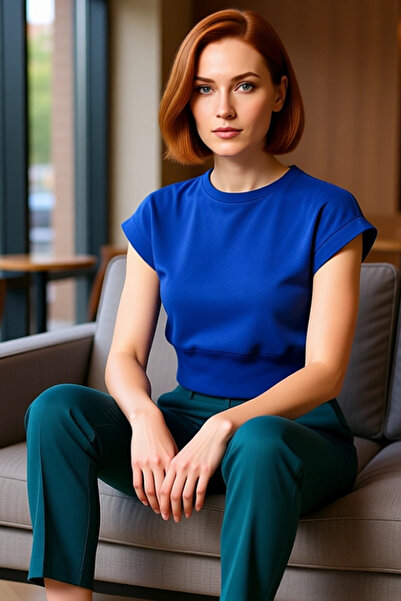 PayBuy Crew Neck Sleeveless Knitted Blouse Crop Fit Summer Casual Elegant Design Durable Material