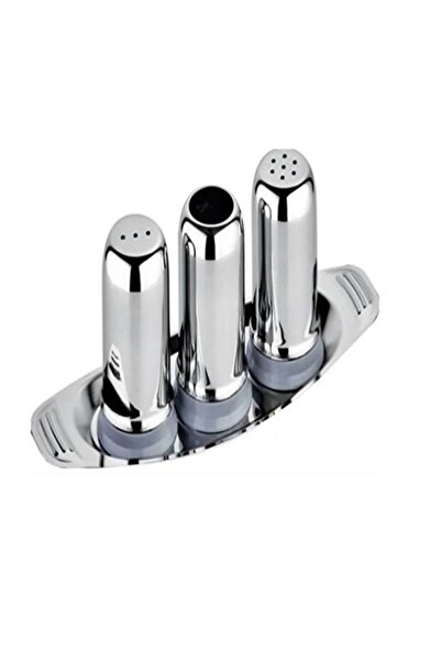 RİVO HOME DECOR Luxury Gondola Salt Shaker Set Stainless Steel
