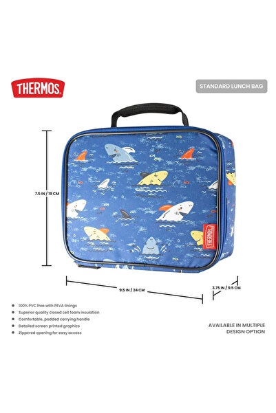 Thermos Standard Insulated Lunch Bag - Sharks - 550ml