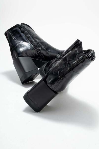 Lizy Shoes Kroko Detaylı Kadın Bot