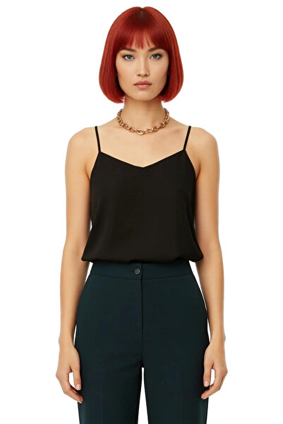 PayBuy Women's V-Neck Thin Strap Plain Woven Blouse Casual Elegance and Comfort Quality Stylish Comfortable Modern