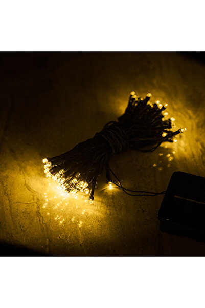 UBX Solar Christmas installation, 120 LEDs, 8 programs, warm light, length 20 m, waterproof IP65