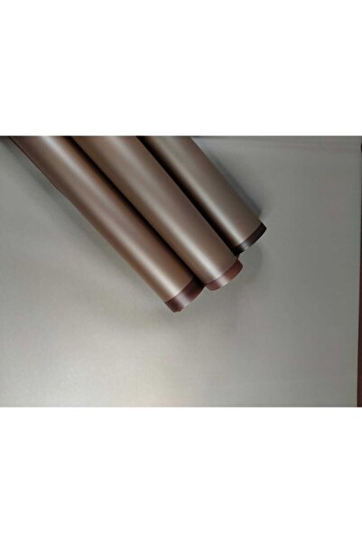 ÇINARASYADAHOME ورق تغليف باقة الزهور البني مع إطار بني، تغليف أنيق وعصري للزهور، مقاس 57×57، 4 قطع