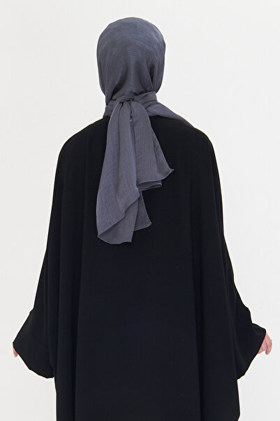 HÜRREM BONE Anthracite Plain Classic Shawl Turlu Polyester Luxury Janjan 202126_25