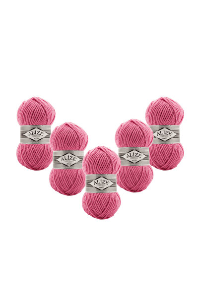 Alize Superlana Maxi 5-Pack – 178 - Thick Knitting Yarn for Winter Sweaters, Cardigans, and Scarves