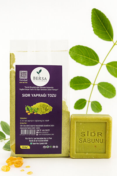 Home Es-Sidre Hair Care Set Sidr Powder 100g & Sidr Soap 110g Natural Herbal Hair Loss Treatment