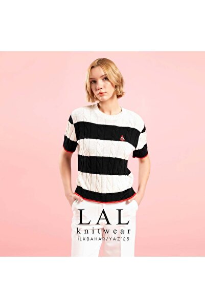 Lal Triko بلوزة تريكو بأكمام قصيرة 11050