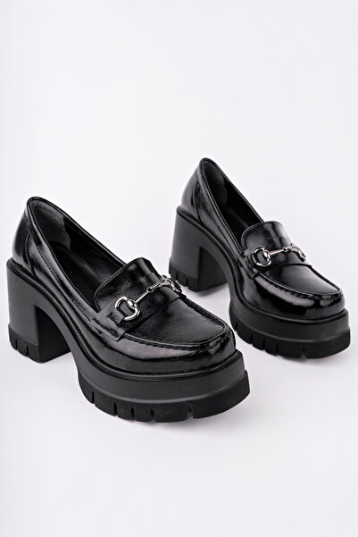 Madam Tarz BLN-403 Мокасини с дебел ток и катарама