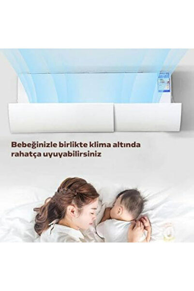 Renvox Ayarlanabilir Klima Hava Yönlendirici 180° Döner Deflektör Aparatı-Soğ...