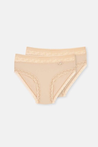 Dagi Kadın Polyamıde 2'li Paket Brıef Külot