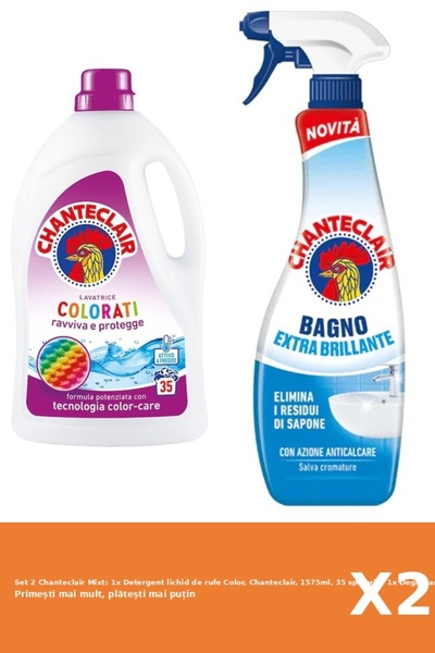 Chanteclair Set 2 Mixt: 1x Detergent lichid de rufe Color, Chanteclair, 1575m...