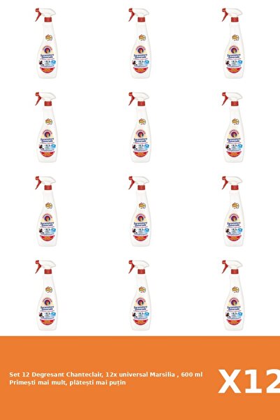 Chanteclair Set 12 Degresant Chanteclair, 12x universal Marsilia , 600 ml
