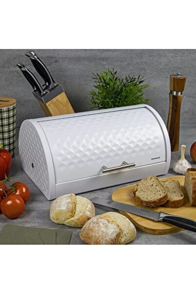 Klausberg Bread box, steel, white,