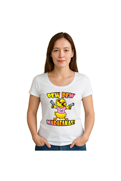 OEM Tricou dama Pew Pew Madafakas!