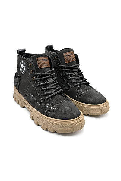 Tmall Men's boots, with -leather lining, TM1GB1004, Grey