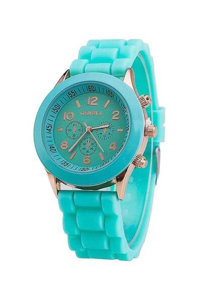 Geneva Women's Water Resistant Silicone Analog Watch ZLF35-2