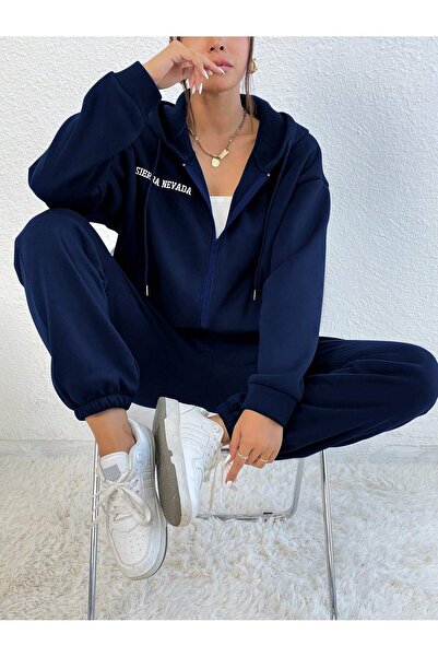 OVER HEAD Γυναικείο Σετ Φόρμας Sierra Nevada με τύπωμα Cardigan Jogger