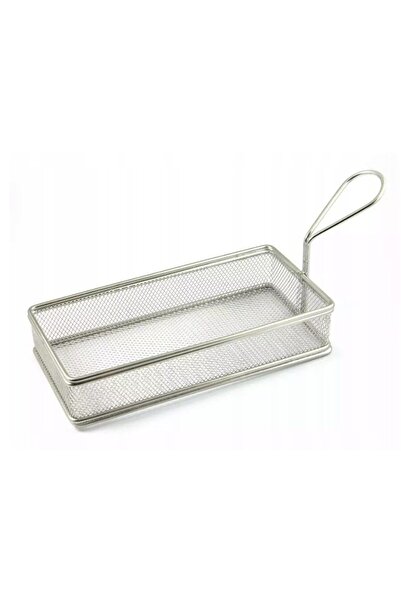 Kinghoff French fries serving basket, Stainless steel 21.5x10.5x4.5 cm