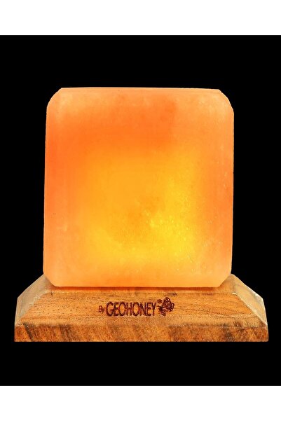 Geohoney Himalayan Salt Lamp with USB Mini - Square Shape