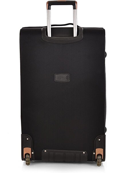 New Travel soft fabric spinner travel bag for unisex, 1 piece, Black