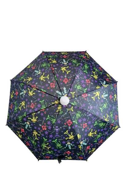 Rubenis 71cm Katlanır Kılıflı Düdüklü Çocuk Şemsiyesi Yağmur Kış Sonbahar RB0...