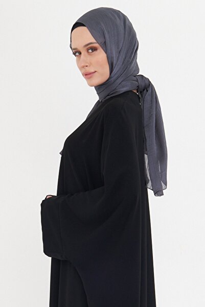 HÜRREM BONE Anthracite Plain Classic Shawl Turlu Polyester Luxury Janjan 202126_25