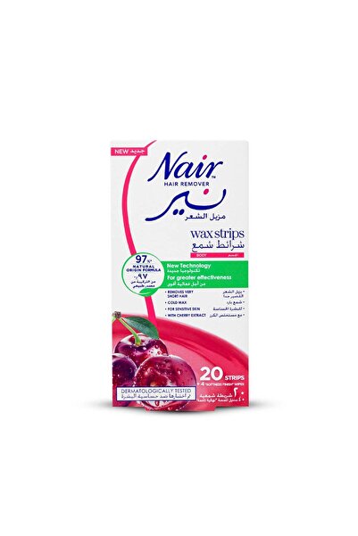 Nair Body Wax Strips Cherry 20 Pack