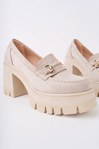 Madam Tarz BLN-403 Мокасини с дебел ток и катарама