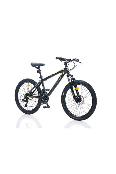 Corelli FELİX 1.2 ERKEK DAĞ BİSİKLETİ 330H HD 24 JANT 21 VİTES SİYAH SARI GRİ