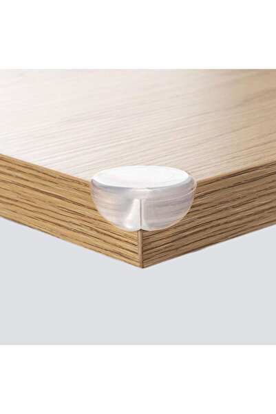 reer Corner Protectors Set of 4, Transparent, Adhesive, Bite-Resistant, PVC-Free (82049)