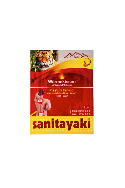 sanitayakı Pack: Plasturi termici cu cărbune activ (efect încălzire) - 8 ore ...