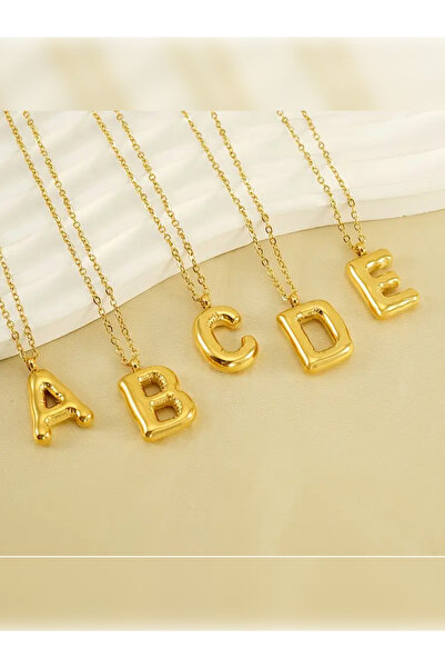 PURE BERRY BALON HARF GOLD-GÜMÜŞ RENK BİJUTERİ A-DAN Z-YE(HARF BELİRT)