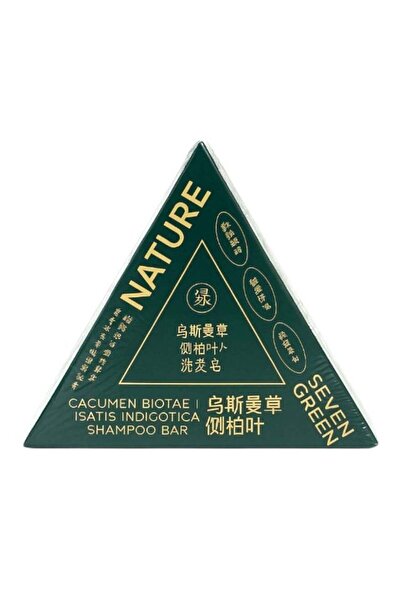 Seven Green شامبو وصابون طبيعي مضاد لتساقط الشعر، مثلث أخضر، للعناية بفروة ال...