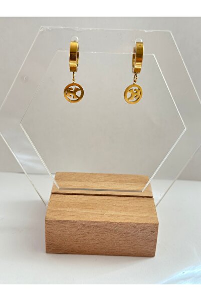 mibrillo Steel symbol alya earrings