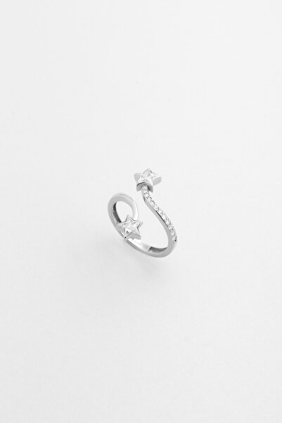 So CHIC... Şans Yıldızı 18 Ayar Sarı Altın Kaplama Gümüş Yüzük