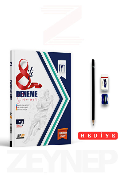 Hız ve Renk Yayınları TYT 8'li Deneme Sınavı (Sınav Seti Hediyeli)2025-26
