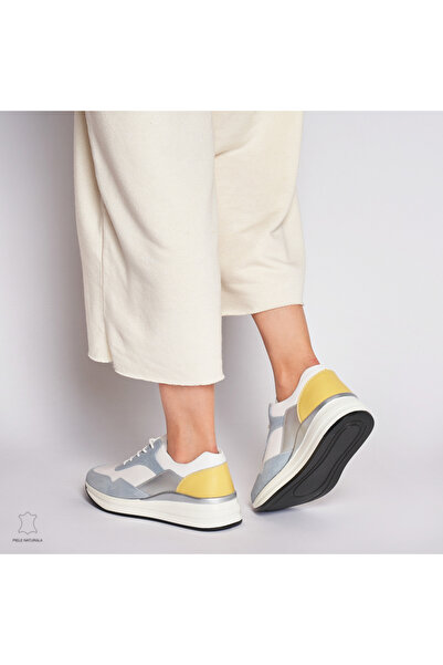 ANGEL BLUE Women's Casual Shoes Made of Natural Leather Multicolor CRL1234 Blue