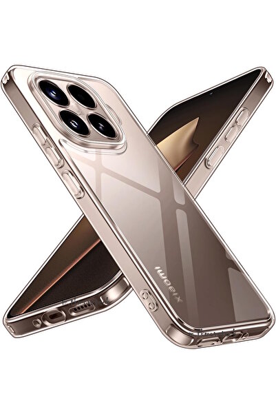 m.tk moveteck Xiaomi Mi 15t Case Soft Transparent Colorless Silicone Cover with Camera Protruding Protection