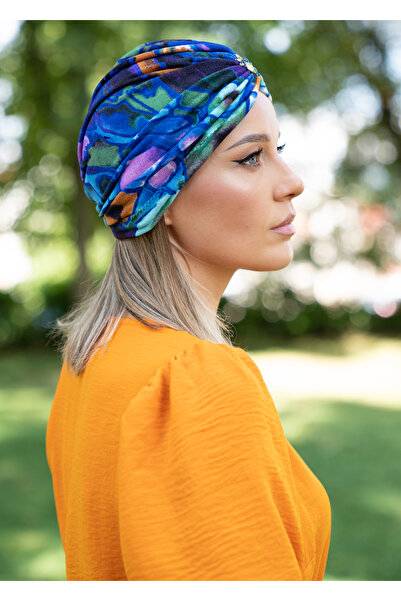 lune Women's turban Aurora colored thin-medium knit