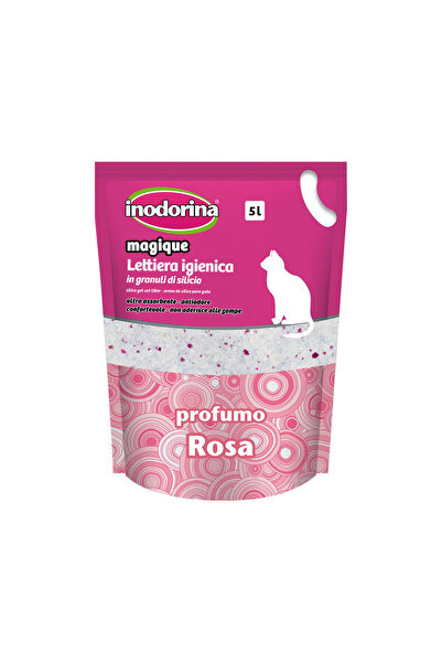 Inodorina Litier pentru pisici MAGIQUE ROSE Trandafiri 5 L