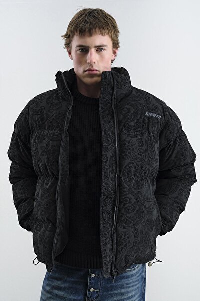 GIESTO Φουλάρι με σχέδιο με φλοκ, φουλάρι με σχέδιο με φλοκ