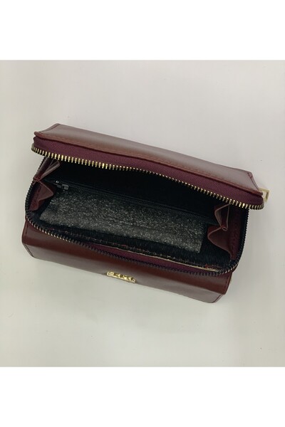 PurpleART Women's Polo Embroidered Large Horizontal Wallet 10X17X5Cm