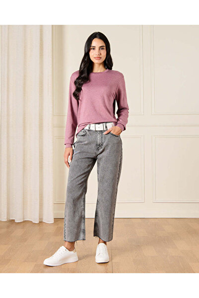 REDTAG Women Burgundy Basic T-Shirt